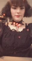 POV: The goth girl in class keeps teasing you when no one's looking 😈