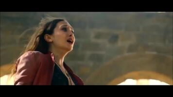 Lizzie Olsen uses her superpowers to make herself cum while recalling the last time she received a good dicking