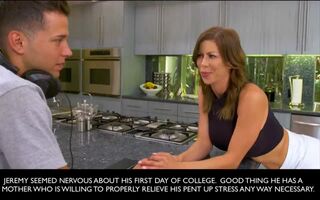 First day of College is always stressful. Alexis has her motherly ways to get her son all sorted out.
