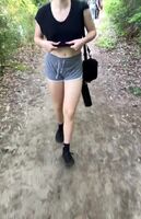 I was so embarrassed, but I loved flashing my boobies on a hike 😇