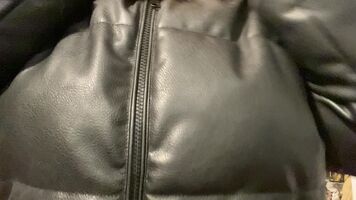 I usually wear this jacket when I want to avoid attention in public.. you guys get to see what’s underneath 😈
