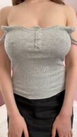 Bouncy boob reveal
