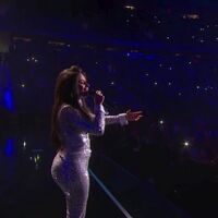 Camila Cabello's outfit hugging her tightly