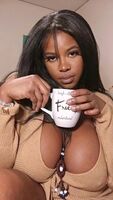 One day, this demure cutie is going to be overwhelmed w her need for attention and show us her MASSIVE tits .............And today is that day!