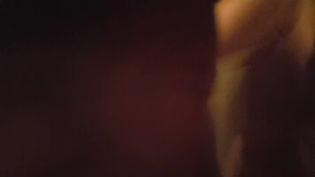 Being a good slutwife she let him drain his balls, but she hopes the next random is much bigger