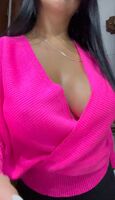 Braless is always the best choice for big tits.