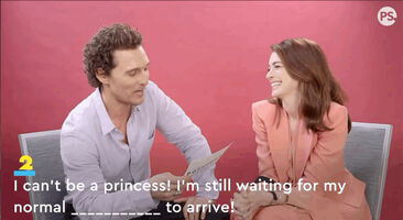 I'd be rock hard if Anne Hathaway ever rubbed my arm like that