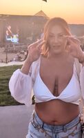 Showing off at a concert!