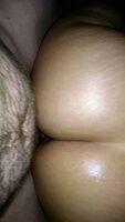 Cumming all over her and her oily ass