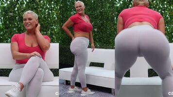 white spandex on Sara a.k.a. Kaden Kole