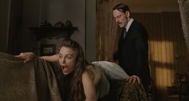 Keira Knightley spanked topless in A Dangerous Method