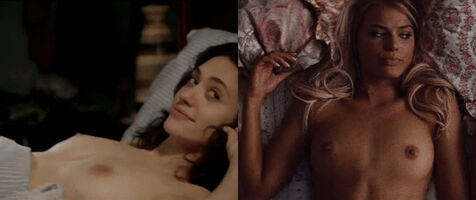 Emmy Rossum And Margot Robbie Two of my Favorite Itty Bittys to look at