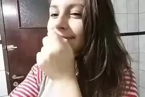 Arab Teen shows off her big tits and round ASS.