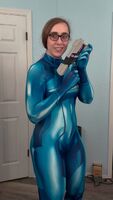 Zero Suit Samus ⚡️ Paralyzer Gun Test! (BaileyAbunai)