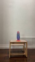 Riding my thick dildo