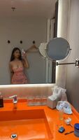 Stained mirror