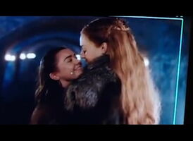 I want to watch Maisie and Sophie make out with my cock between them.