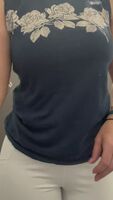 Milf teacher at the gym in white yoga pants