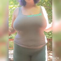 Guess who took her big tits out to play?
