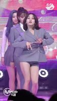 JIHYO - Looking good in those shorts.