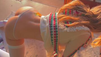 My mum booty thong