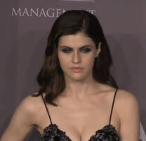 Alexandra Daddario has got that intense sexy vibe and it is totally working