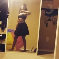 Sexy dancing for mirror