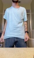 Taking everything off and feeling my cock grow